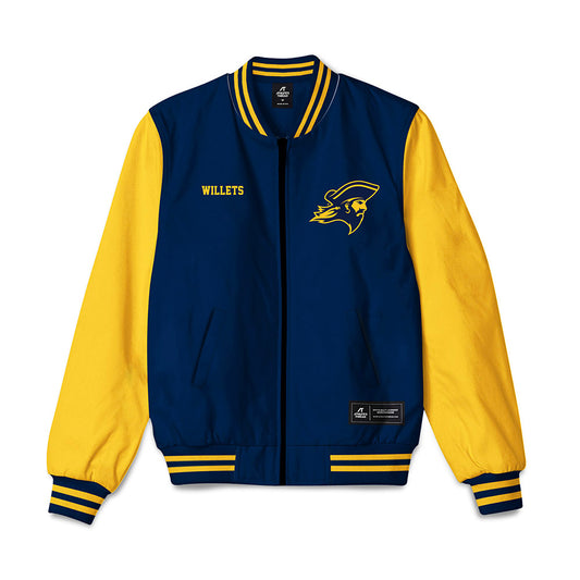 East Tennessee State - NCAA Men's Track & Field : Milo Willets - Bomber Jacket-0