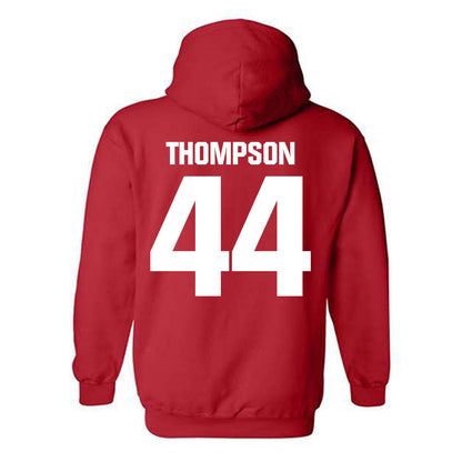Bradley - NCAA Baseball : Gavin Thompson - Classic Shersey Hooded Sweatshirt-1
