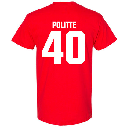 Bradley - NCAA Baseball : Drew Politte - Classic Shersey T-Shirt-1