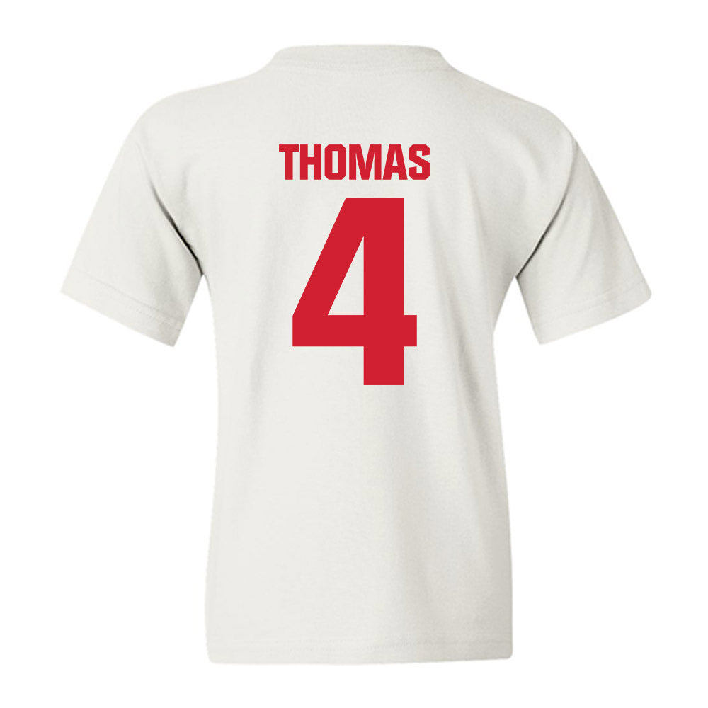 Bradley - NCAA Men's Basketball : Corey Thomas - Classic Shersey Youth T-Shirt-1