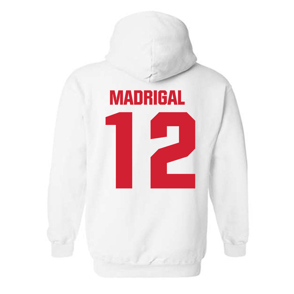 Bradley - NCAA Men's Soccer : Emilio Madrigal - Classic Shersey Hooded Sweatshirt-1