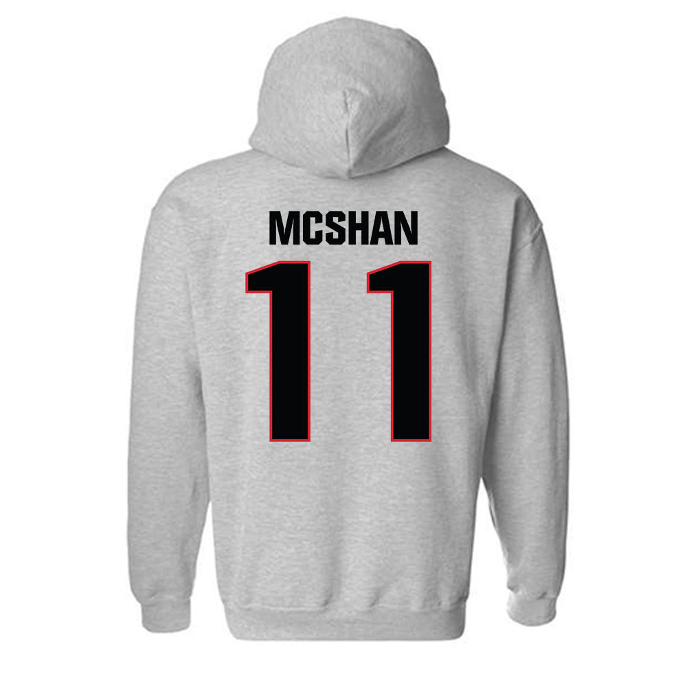 Bradley - NCAA Women's Volleyball : Emily McShan - Classic Shersey Hooded Sweatshirt-1