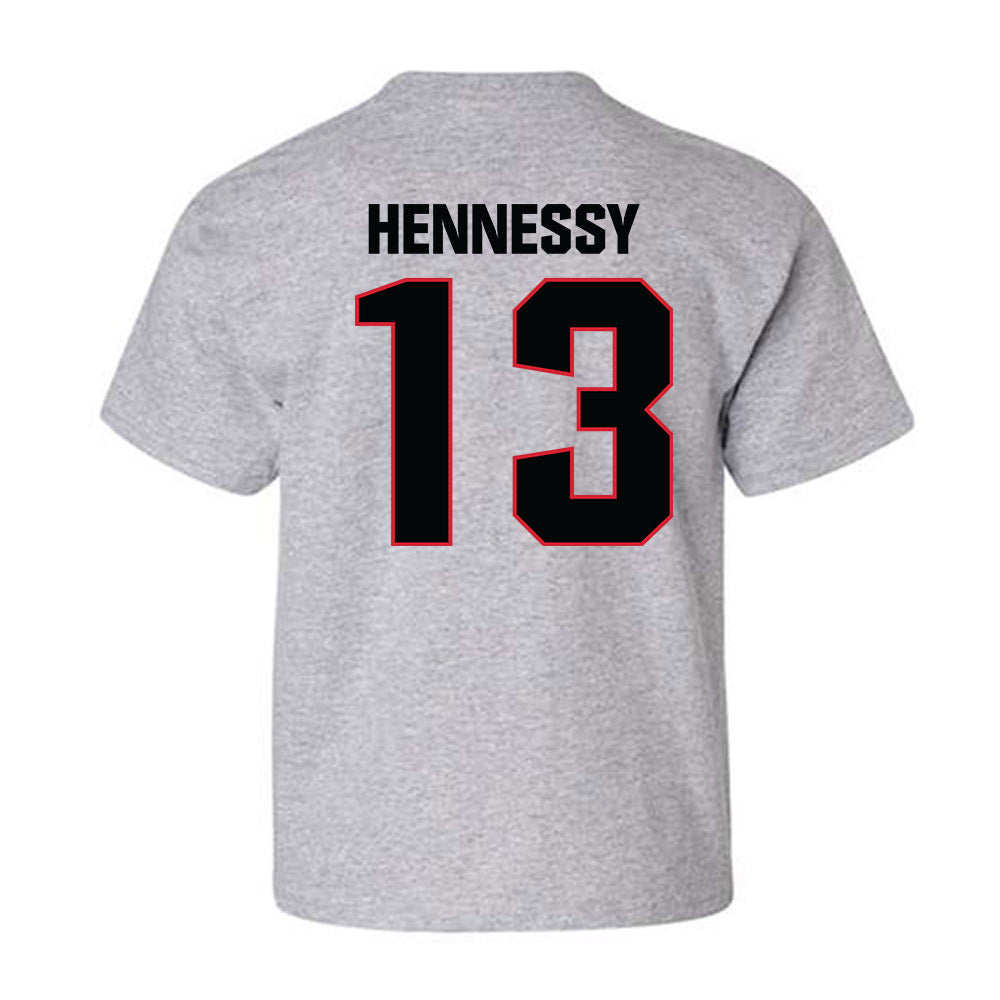 Bradley - NCAA Men's Basketball : Sam Hennessy - Classic Shersey Youth T-Shirt-1