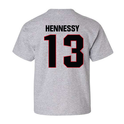 Bradley - NCAA Men's Basketball : Sam Hennessy - Classic Shersey Youth T-Shirt-1
