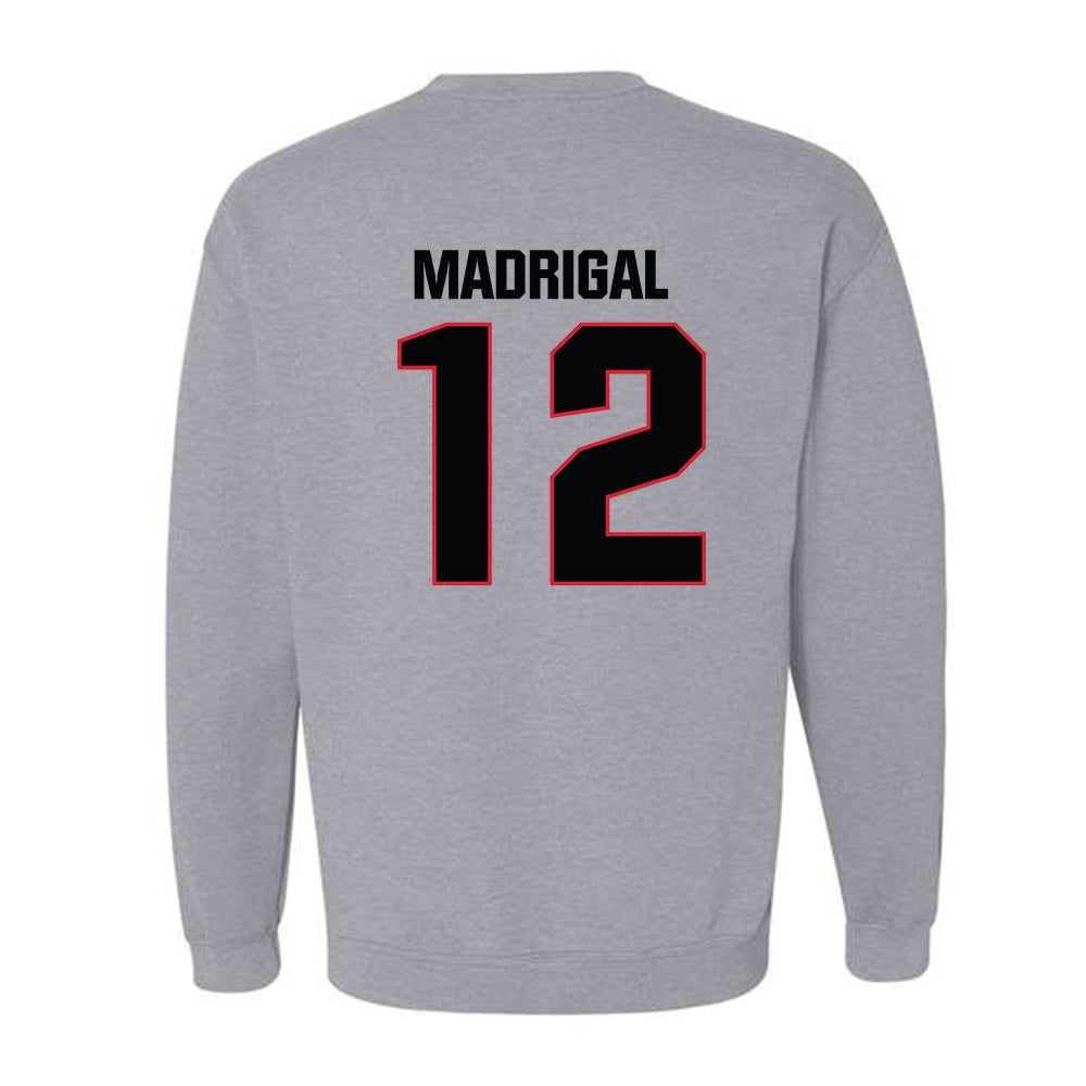 Bradley - NCAA Men's Soccer : Emilio Madrigal - Classic Shersey Crewneck Sweatshirt-1