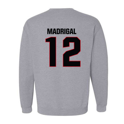 Bradley - NCAA Men's Soccer : Emilio Madrigal - Classic Shersey Crewneck Sweatshirt-1
