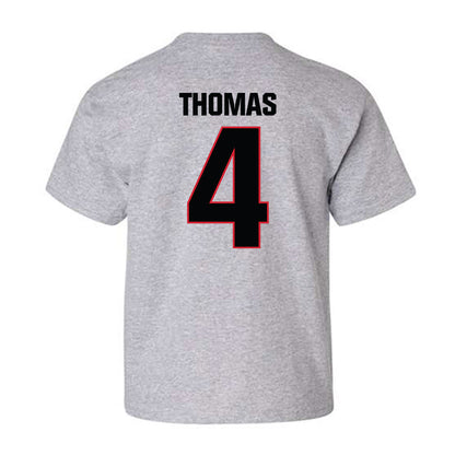 Bradley - NCAA Men's Basketball : Corey Thomas - Classic Shersey Youth T-Shirt-1