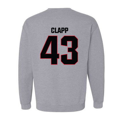 Bradley - NCAA Baseball : Reece Clapp - Classic Shersey Crewneck Sweatshirt-1