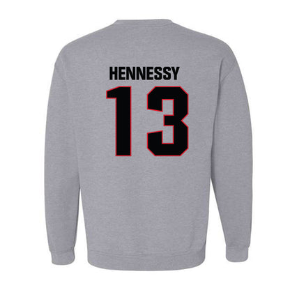 Bradley - NCAA Men's Basketball : Sam Hennessy - Classic Shersey Crewneck Sweatshirt-1
