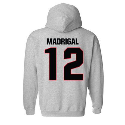 Bradley - NCAA Men's Soccer : Emilio Madrigal - Classic Shersey Hooded Sweatshirt-1