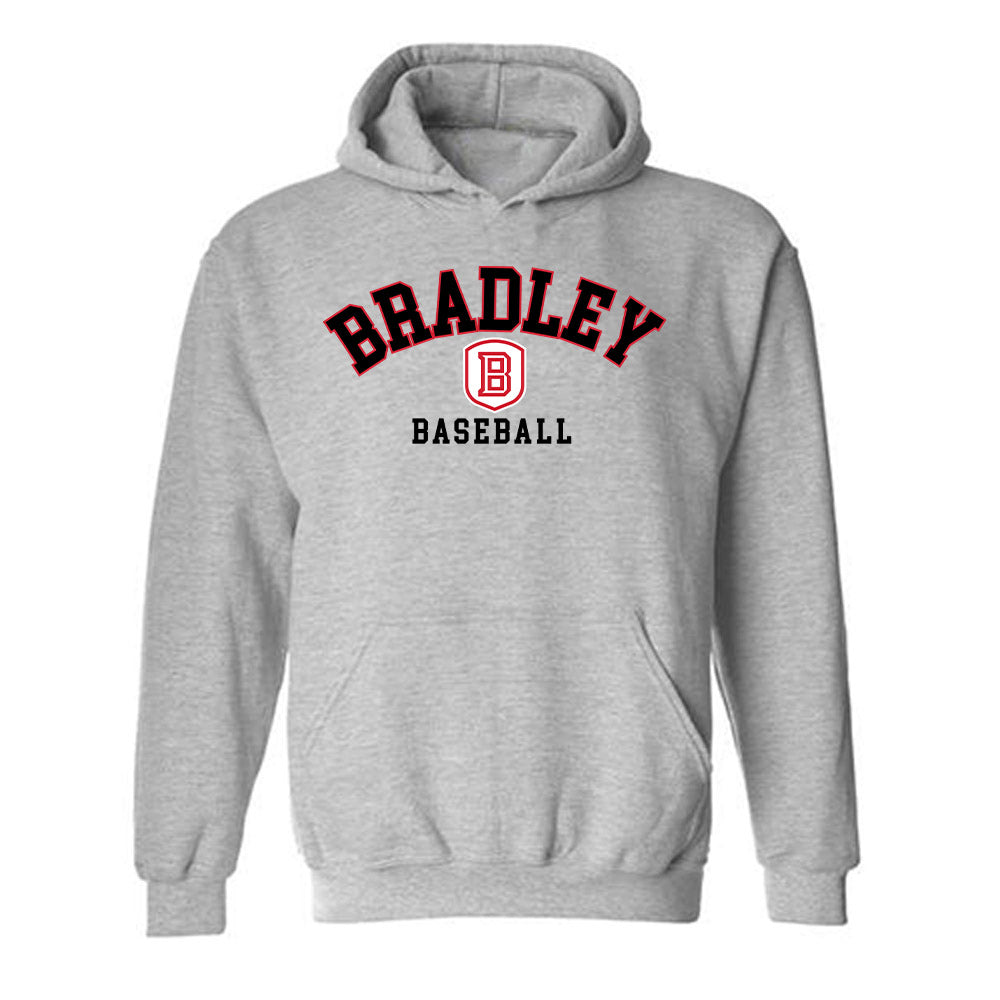 Bradley - NCAA Baseball : Drew Politte - Classic Shersey Hooded Sweatshirt-0