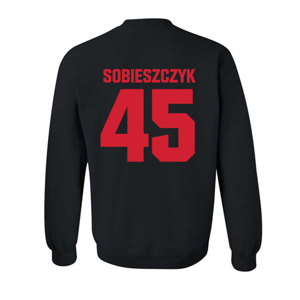 Bradley - NCAA Baseball : Isaac Sobieszczyk - Classic Shersey Crewneck Sweatshirt-1
