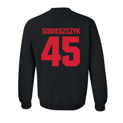 Bradley - NCAA Baseball : Isaac Sobieszczyk - Classic Shersey Crewneck Sweatshirt-1