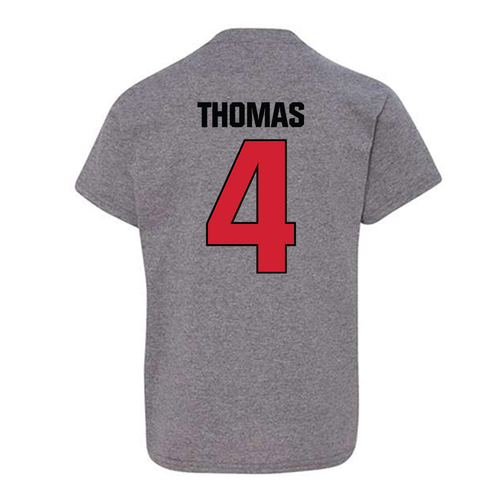 Bradley - NCAA Men's Basketball : Corey Thomas - Classic Shersey Youth T-Shirt-1