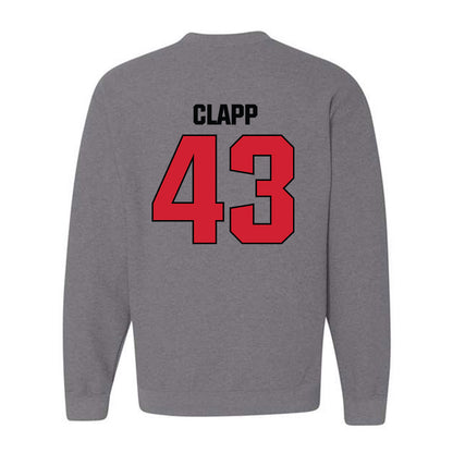 Bradley - NCAA Baseball : Reece Clapp - Classic Shersey Crewneck Sweatshirt-1