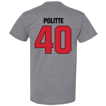 Bradley - NCAA Baseball : Drew Politte - Classic Shersey T-Shirt-1