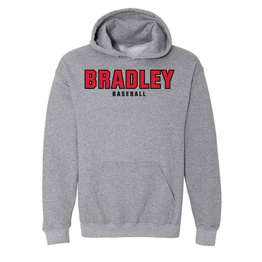 Bradley - NCAA Baseball : Drew Politte - Classic Shersey Hooded Sweatshirt-0