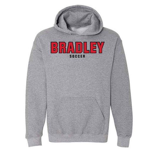 Bradley - NCAA Men's Soccer : Emilio Madrigal - Classic Shersey Hooded Sweatshirt-0
