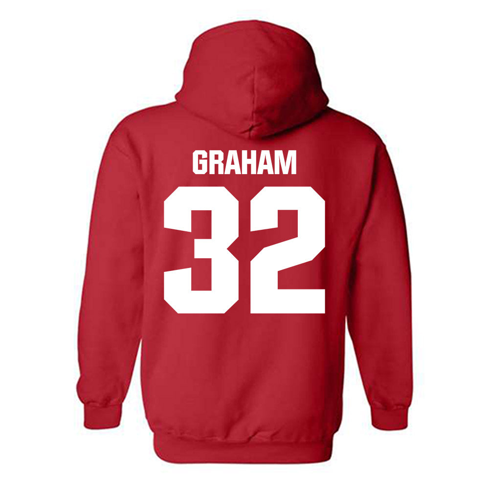 Bradley - NCAA Men's Soccer : Thomas Graham - Classic Shersey Hooded Sweatshirt-1