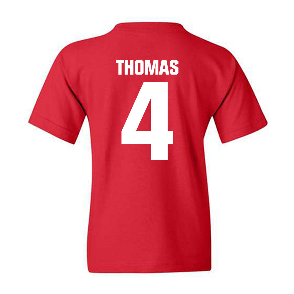 Bradley - NCAA Men's Basketball : Corey Thomas - Classic Shersey Youth T-Shirt-1