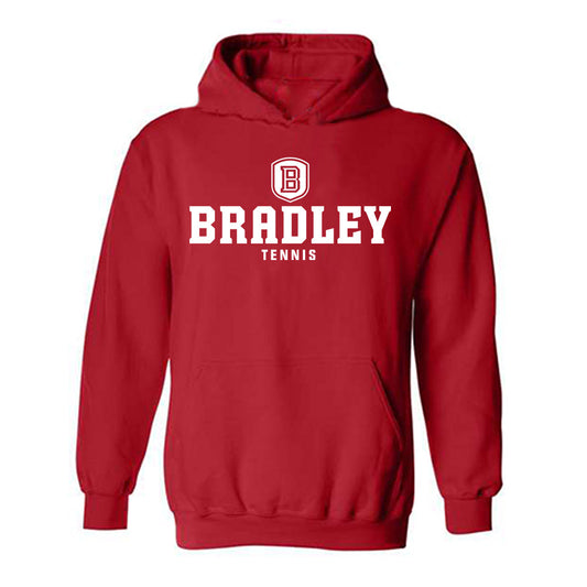Bradley - NCAA Women's Tennis : Madi Rogers - Classic Shersey Hooded Sweatshirt-0