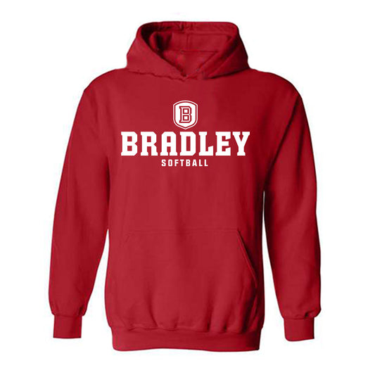 Bradley - NCAA Softball : Brynna Seitz - Classic Shersey Hooded Sweatshirt-0