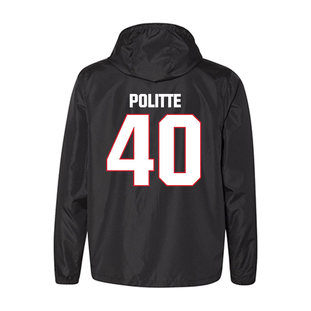 Bradley - NCAA Baseball : Drew Politte - Windbreaker-1