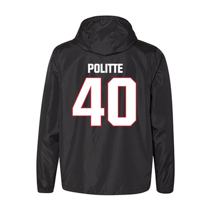 Bradley - NCAA Baseball : Drew Politte - Windbreaker-1