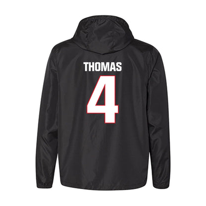 Bradley - NCAA Men's Basketball : Corey Thomas - Windbreaker-1