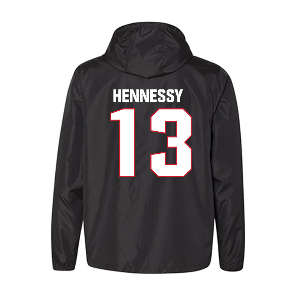 Bradley - NCAA Men's Basketball : Sam Hennessy - Windbreaker-1