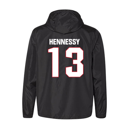 Bradley - NCAA Men's Basketball : Sam Hennessy - Windbreaker-1