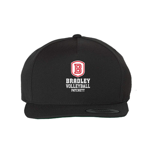 Bradley - NCAA Women's Volleyball : Ava Patchett - Snapback Hat-0