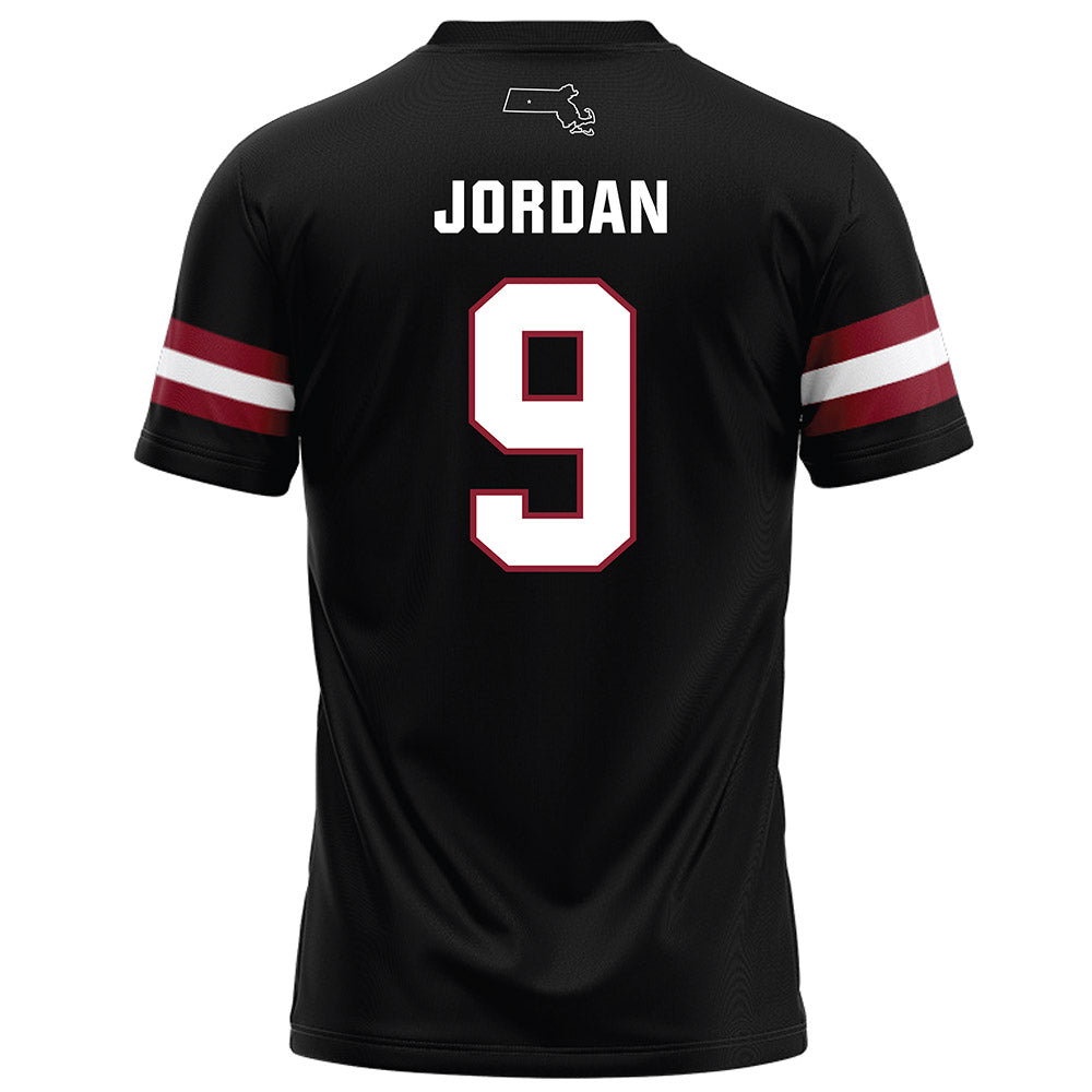 UMass - NCAA Football : Grant Jordan - Black Football Jersey-1