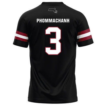 UMass - NCAA Football : Taisun Phommachanh - Black Football Jersey