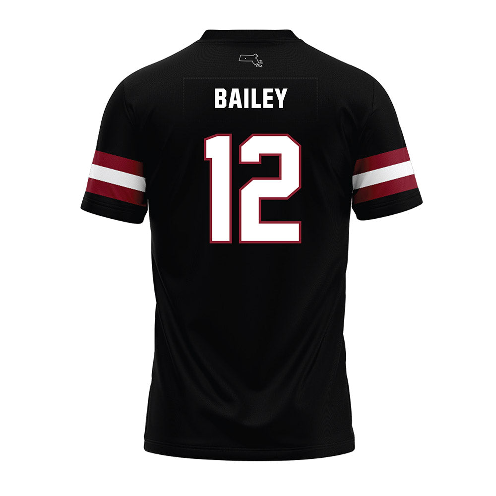 UMass - NCAA Football : Brennen Bailey - Black Premium Football Jersey