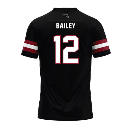 UMass - NCAA Football : Brennen Bailey - Black Premium Football Jersey