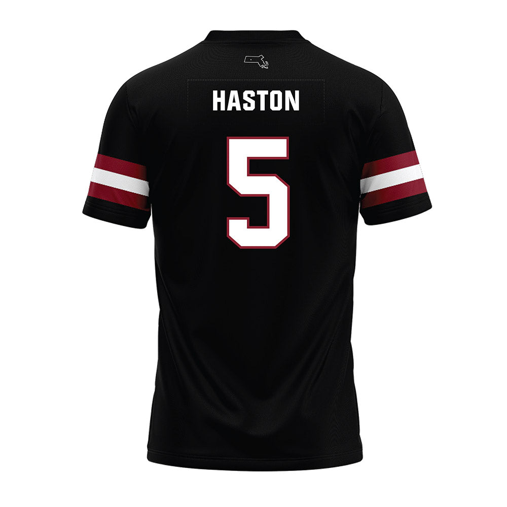 UMass - NCAA Football : Ahmad Haston - Black Premium Football Jersey