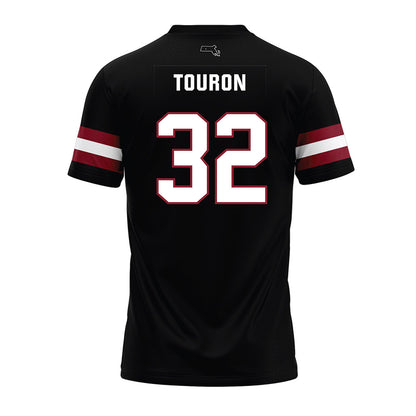 UMass - NCAA Football : Jose Touron - Black Premium Football Jersey