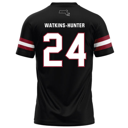 UMass - NCAA Football : Kamren Watkins-Hunter - Black Football Jersey