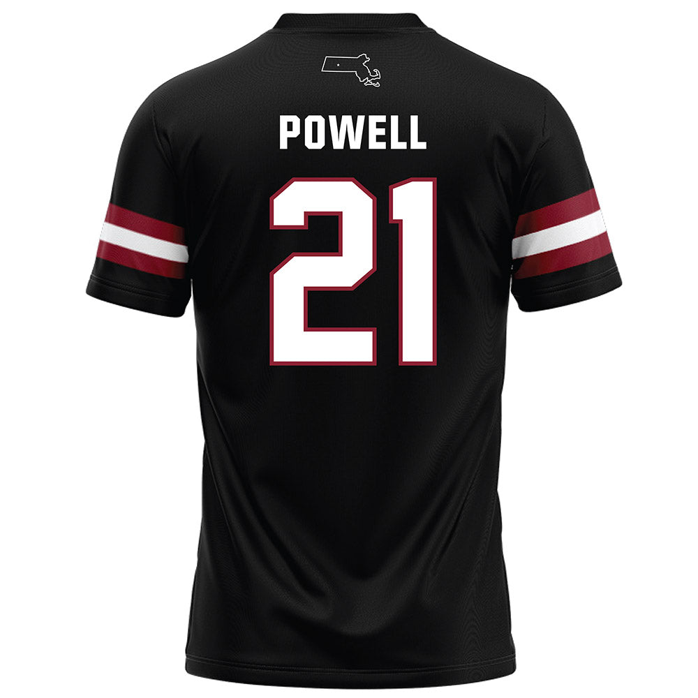 UMass - NCAA Football : Te'Rai Powell - Black Football Jersey