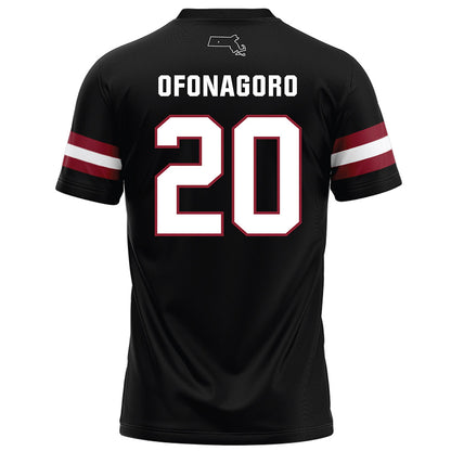 UMass - NCAA Football : Godson Ofonagoro - Black Football Jersey