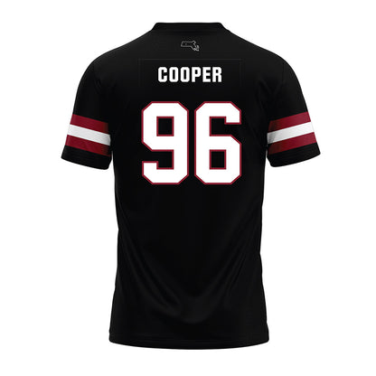 UMass - NCAA Football : Michael Cooper - Black Premium Football Jersey