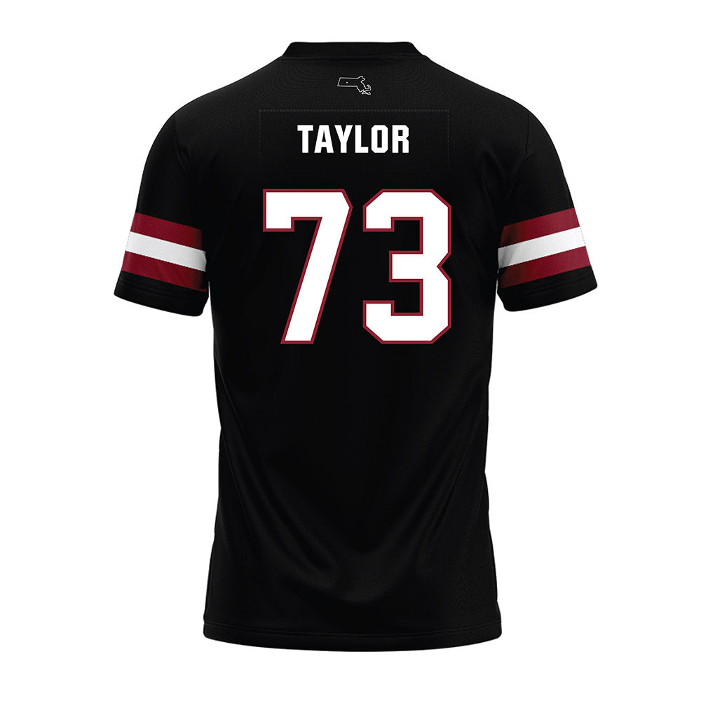 UMass - NCAA Football : Brock Taylor - Black Premium Football Jersey