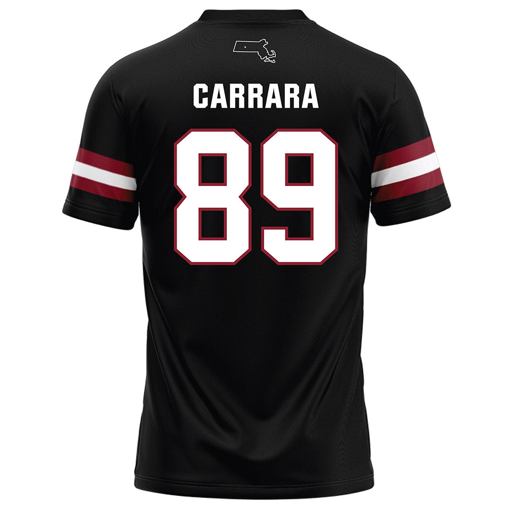 UMass - NCAA Football : Joe Carrara - Black Football Jersey