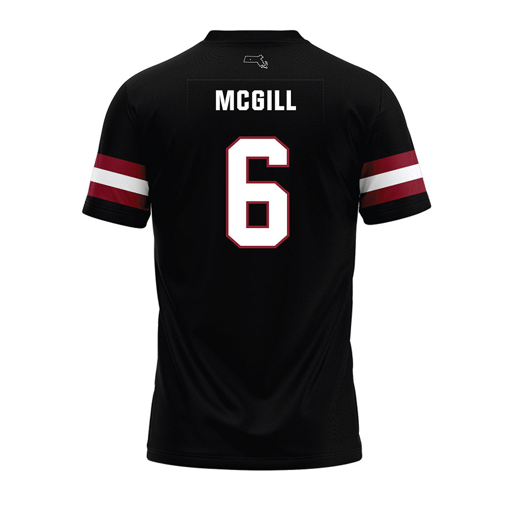 UMass - NCAA Football : Jeremiah McGill - Black Premium Football Jersey