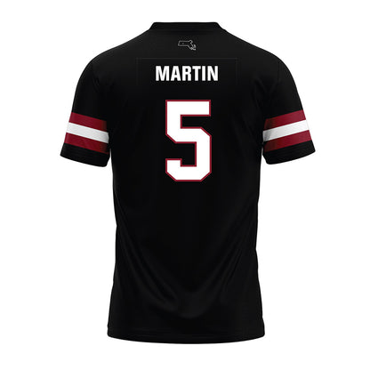 UMass - NCAA Football : Tyler Martin - Black Premium Football Jersey