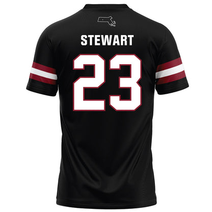 UMass - NCAA Football : Jalen Stewart - Black Football Jersey