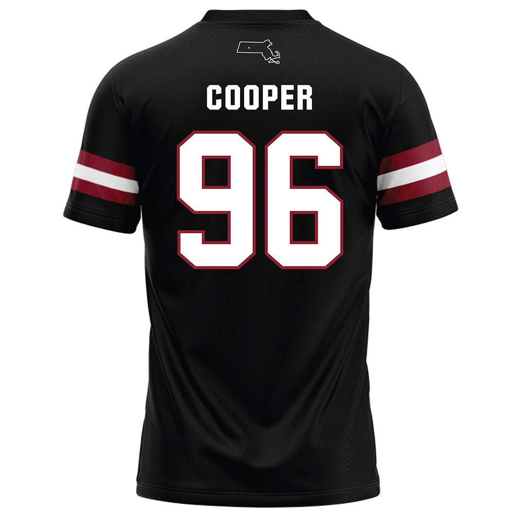 UMass - NCAA Football : Michael Cooper - Black Football Jersey