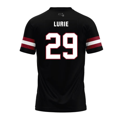 UMass - NCAA Football : Jacob Lurie - Black Premium Football Jersey