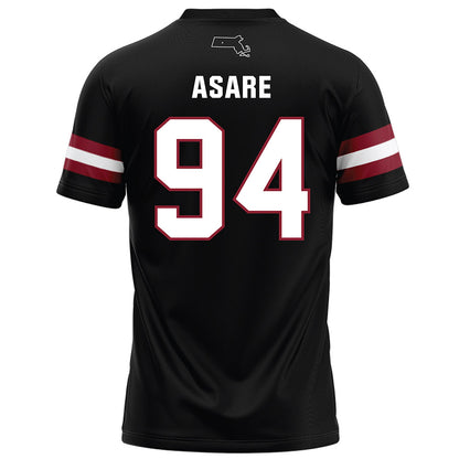 UMass - NCAA Football : Kofi Asare - Black Football Jersey